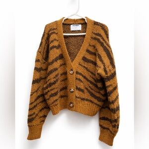 Old Navy Brown Tiger Stripe kids Sweater